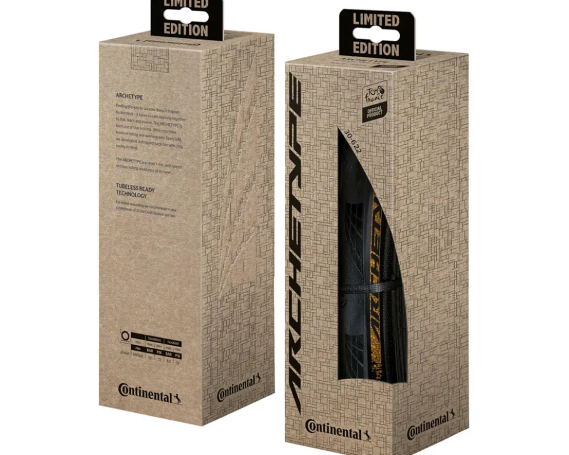 Continental Archetype Tubeless Road Tire (Black) (700c) (30mm)