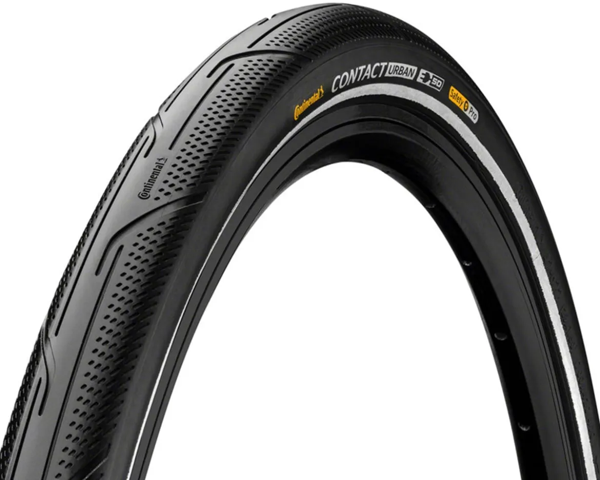 Continental Contact Urban City Tire (Black/Reflex) (26") (2.0") (Wire Bead) (SafetyPro Breaker) (E50)