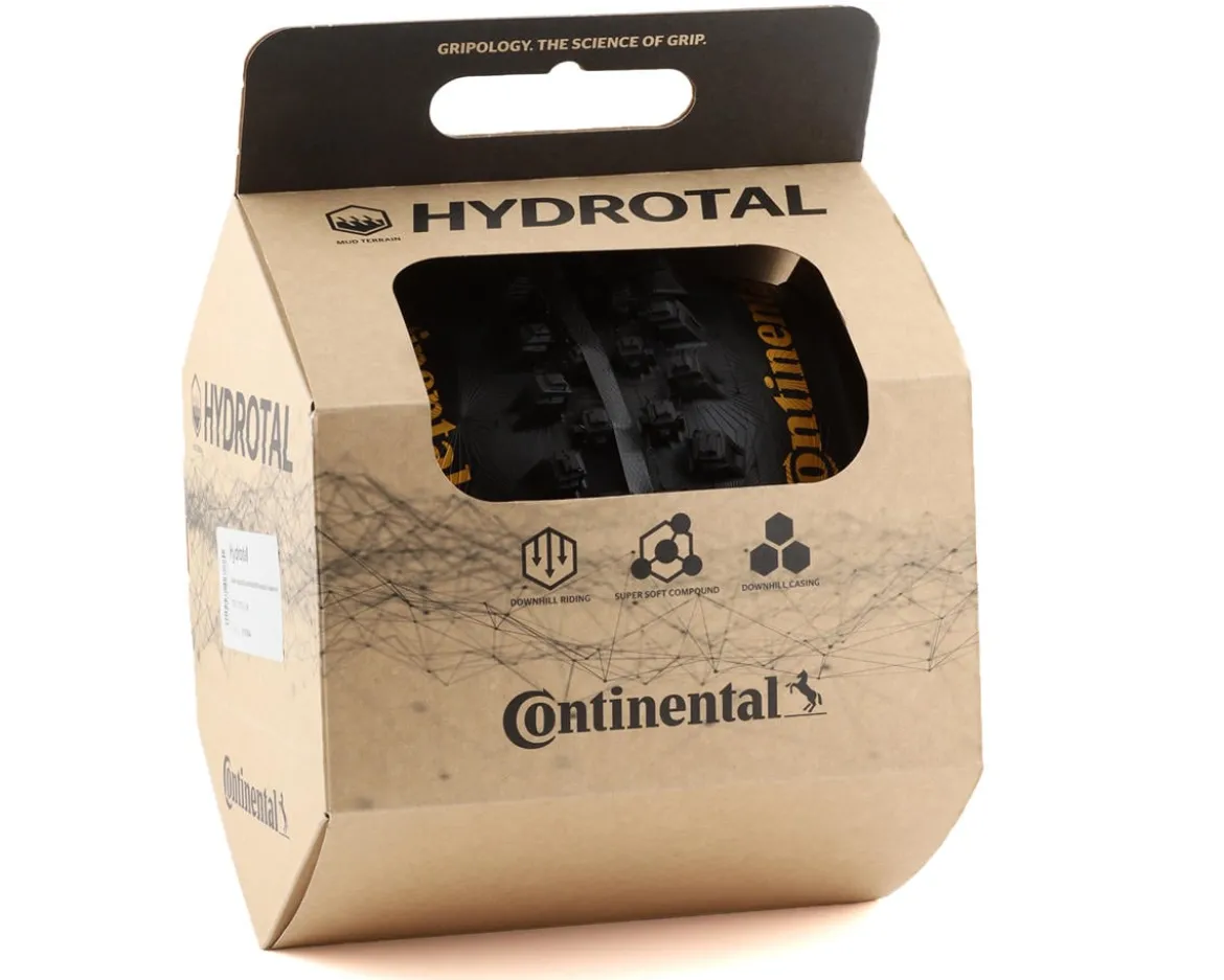 Continental Hydrotal Tubeless Mountain Tire (Black) (27.5") (2.4") (SuperSoft/Downhill)