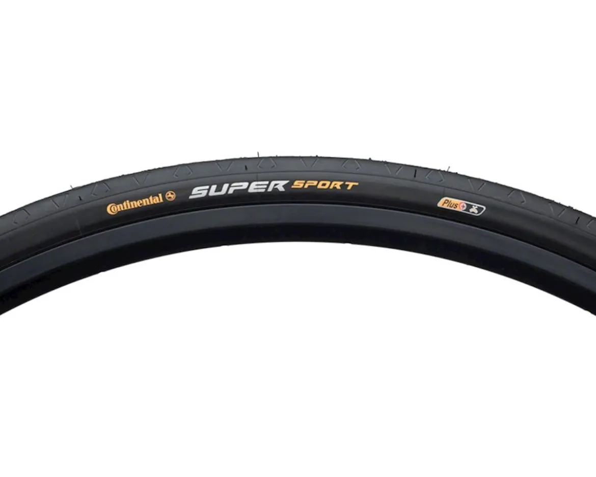 Continental Super Sport Plus City Tire (Black) (700c) (25mm) (Folding) (Plus Breaker)