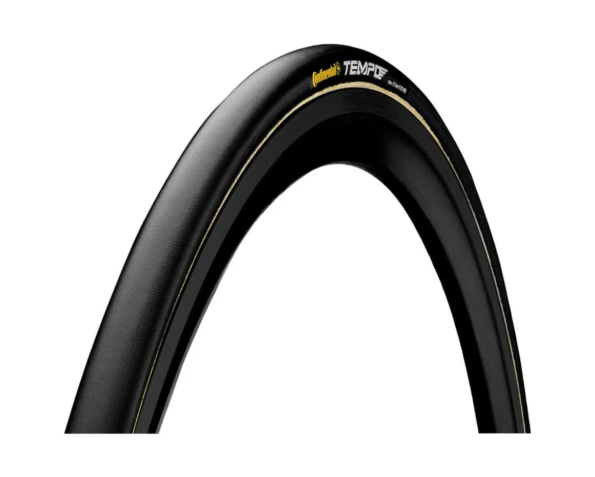 Continental Tempo II Tubular Track Tire (Black) (700c) (19mm) (Folding) (Black Chili)