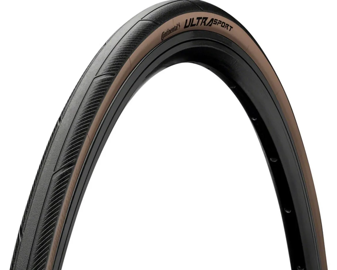 Continental Ultra Sport III Road Tire (Tan Wall) (700c) (28mm) (Folding) (PureGrip)