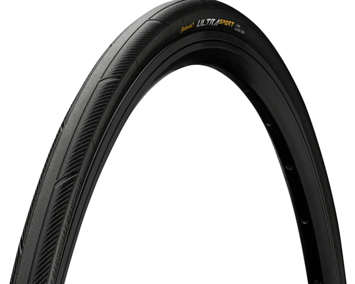 Continental Ultra Sport III Road Tire (Black) (700c) (25mm) (Folding) (PureGrip)