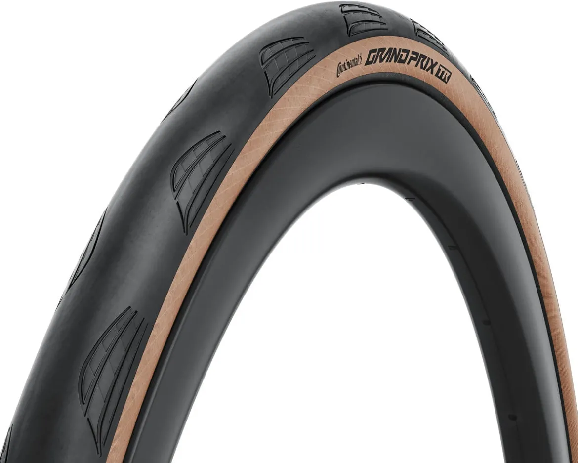 Continental Grand Prix TR Tubeless Road Tire (Black/Transparent) (700c) (25mm) (BlackChili)