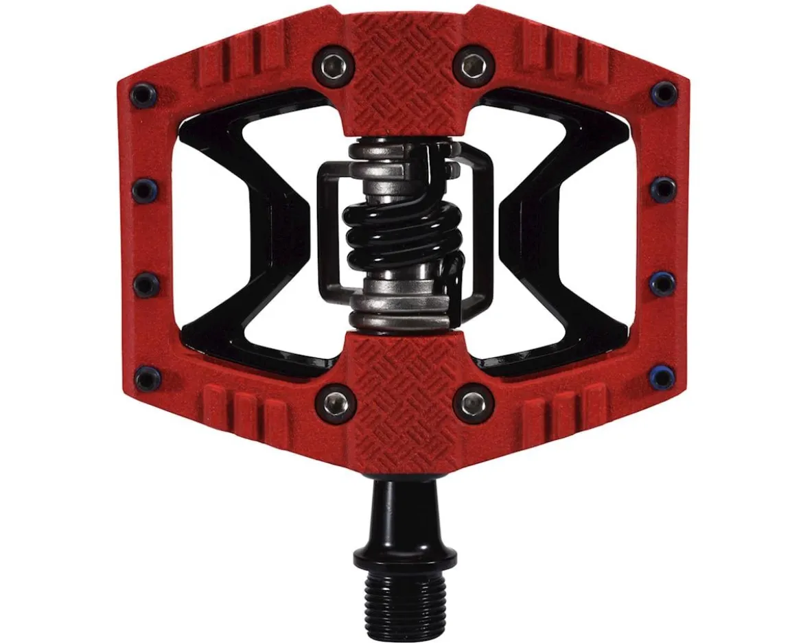 Crankbrothers Double Shot 3 Single-Sided Clipless Pedals (Red)
