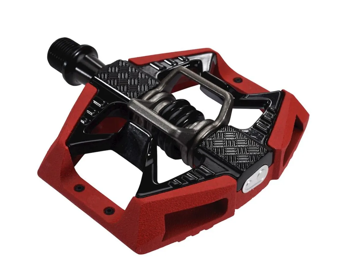 Crankbrothers Double Shot 3 Single-Sided Clipless Pedals (Red)