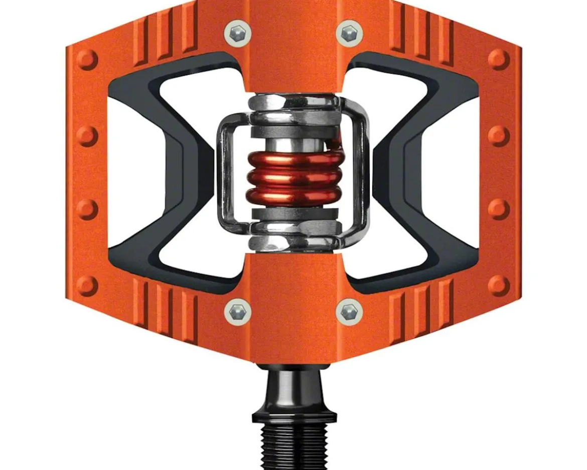 Crankbrothers Double Shot 2 Single-Sided Clipless Pedals (Orange)
