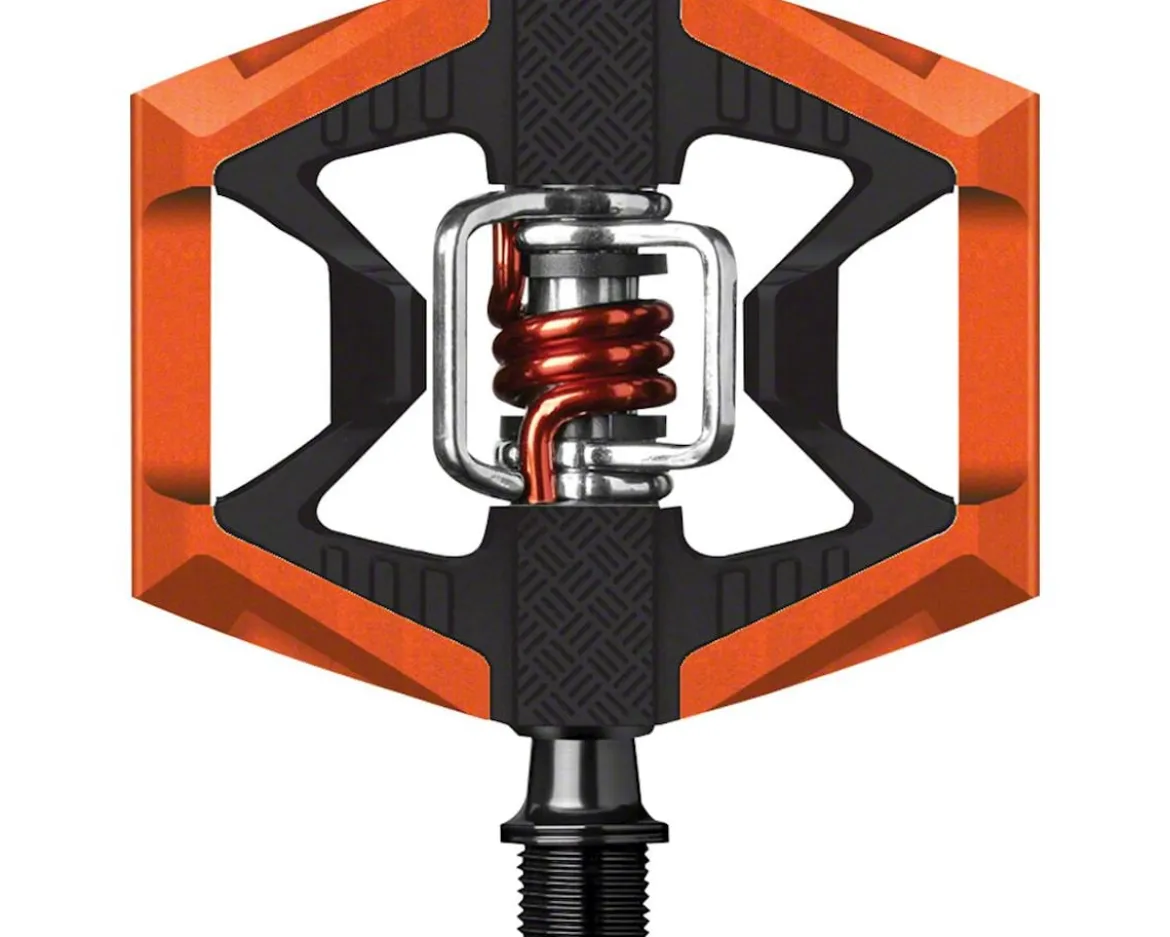 Crankbrothers Double Shot 2 Single-Sided Clipless Pedals (Orange)