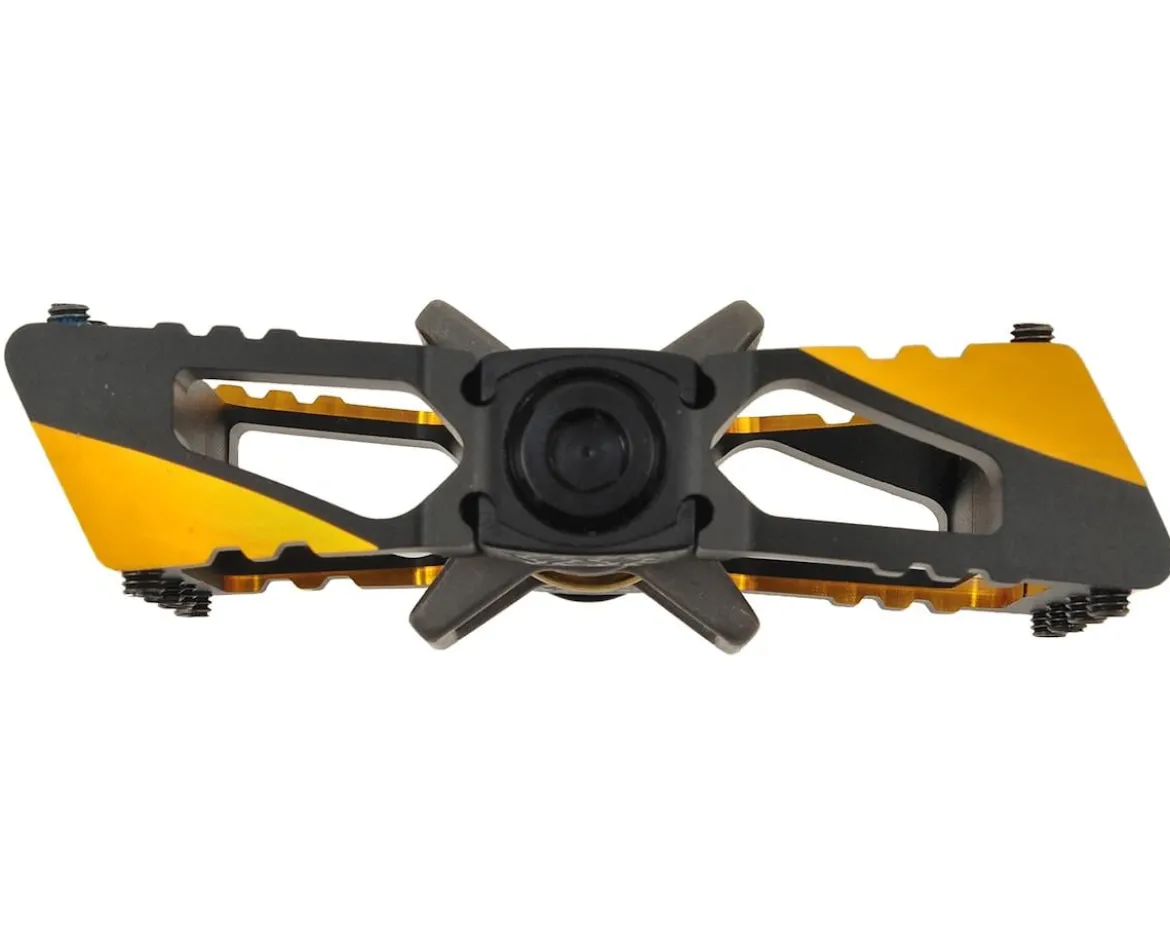 Crankbrothers Mallet DH 11 Pedals (Black/Gold)