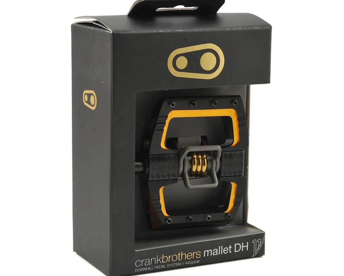 Crankbrothers Mallet DH 11 Pedals (Black/Gold)
