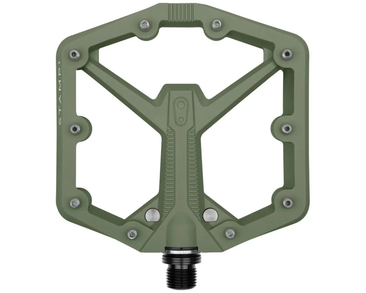 Crankbrothers Stamp 1 Gen 2 Platform Pedals (Green) (L)