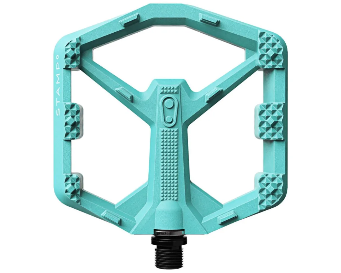 Crankbrothers Stamp 0 Platform Pedals (Turquoise) (L)