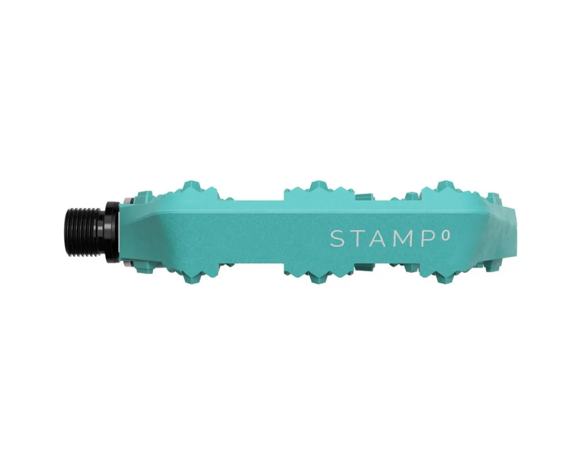 Crankbrothers Stamp 0 Platform Pedals (Turquoise) (L)