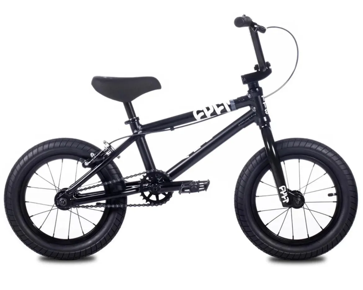 Cult 2027 Juvenile 14" BMX Bike (14.5" Toptube) (Black)