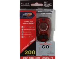 Cygolite Hotshot Pro 200 USB Rechargeable Tail Light (Red) (200 Lumens)