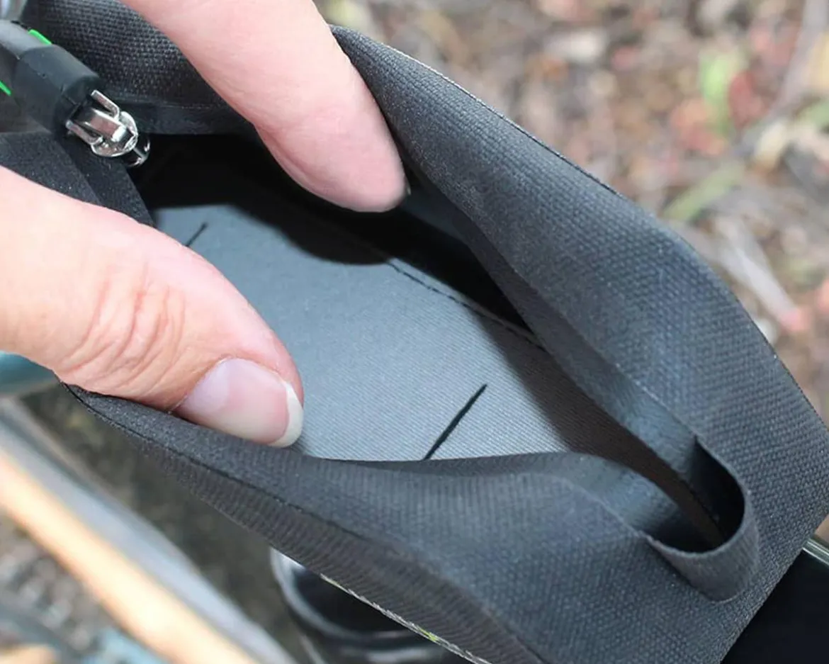 Dawn to Dusk Teklite Tubie 285 Top Tube Bag (Black) (0.29L)