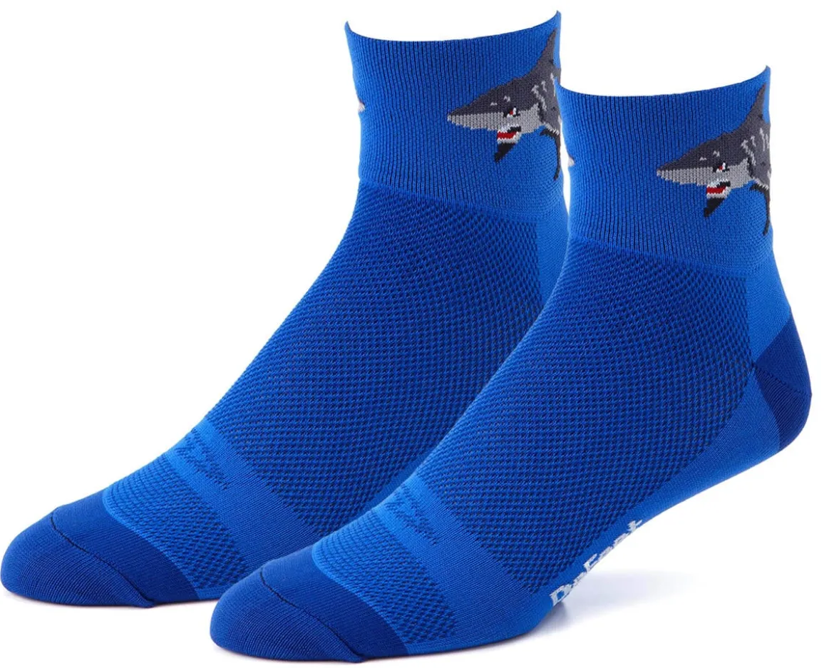 DeFeet Aireator 3" Sock (Shark Attack!) (L)