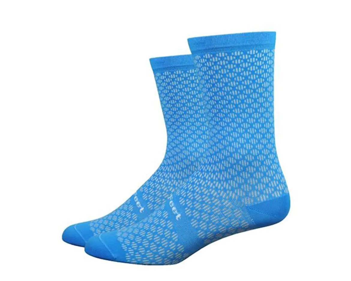 DeFeet Evo Mount Ventoux 6" Socks (Barnstormer Blue) (L)