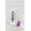 Deity Crown Schrader Valve Caps (Purple) (Pair)