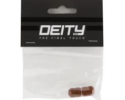 Deity Crown Schrader Valve Caps (Bronze) (Pair)