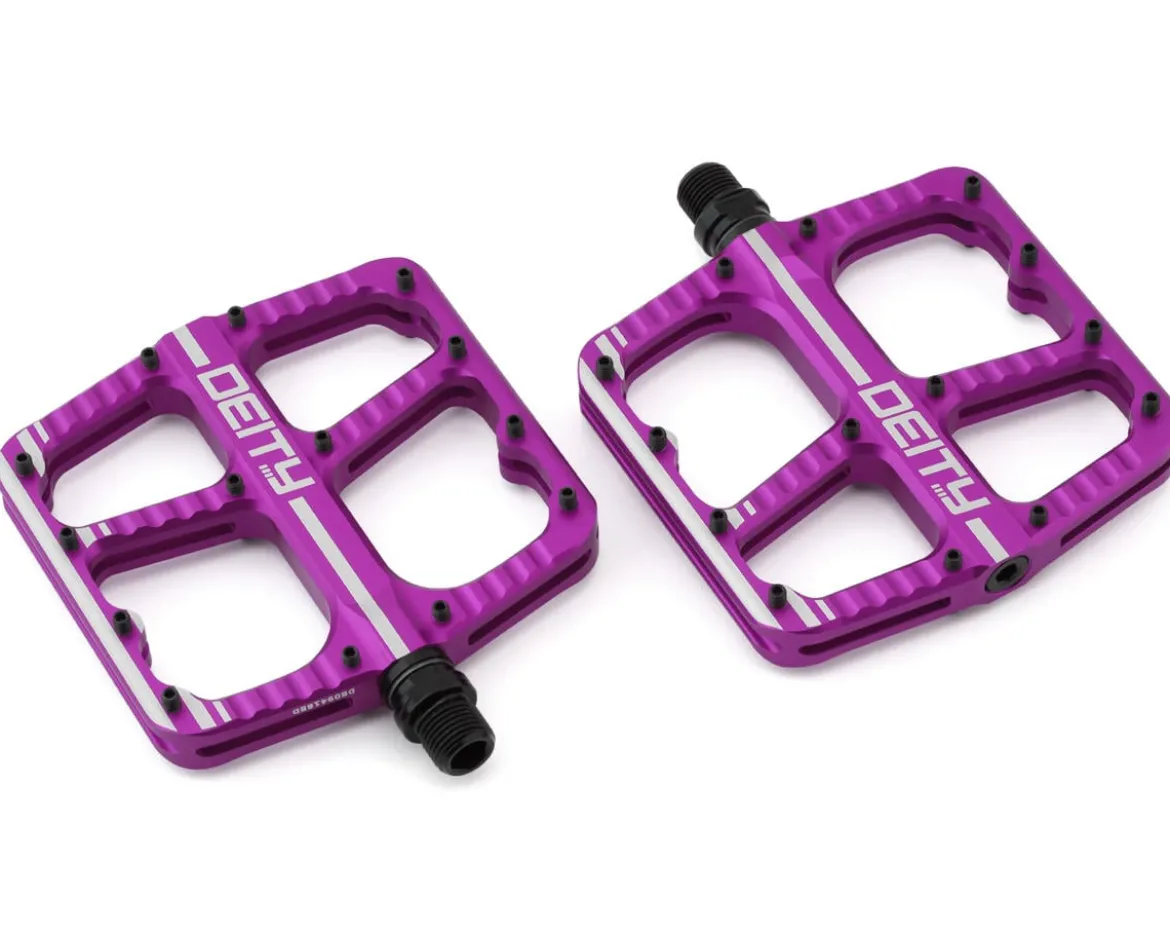 Deity Flat Trak Pedals (Purple)