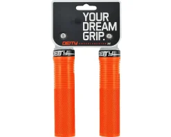 Deity Knuckleduster Lock-On Grips (Orange) (132mm)