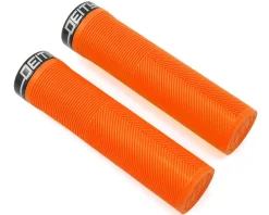 Deity Knuckleduster Lock-On Grips (Orange) (132mm)