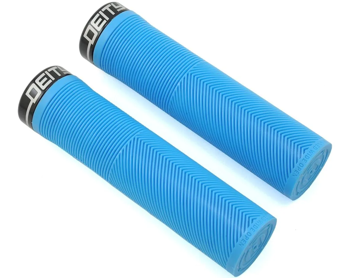 Deity Knuckleduster Lock-On Grips (Blue) (132mm)