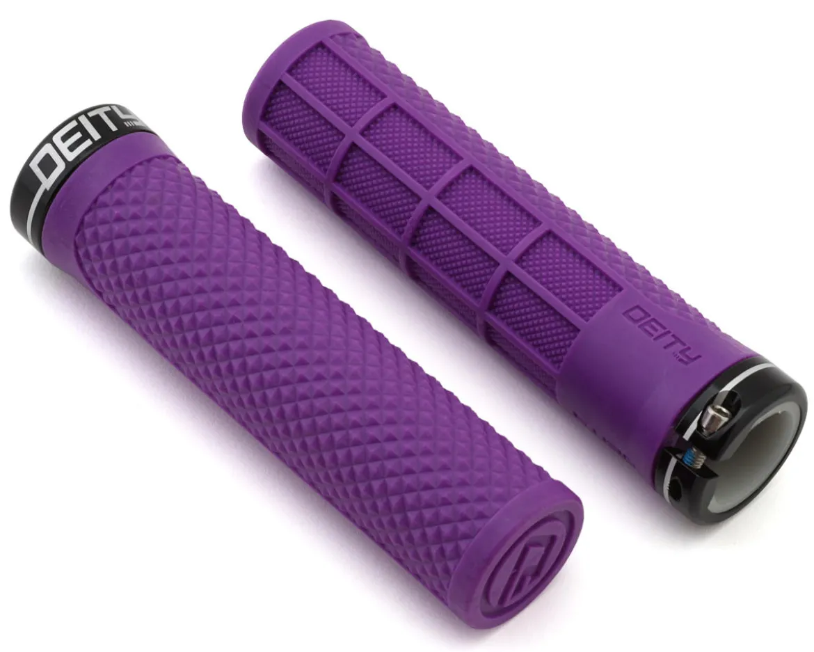 Deity Lockjaw Grips (Purple)