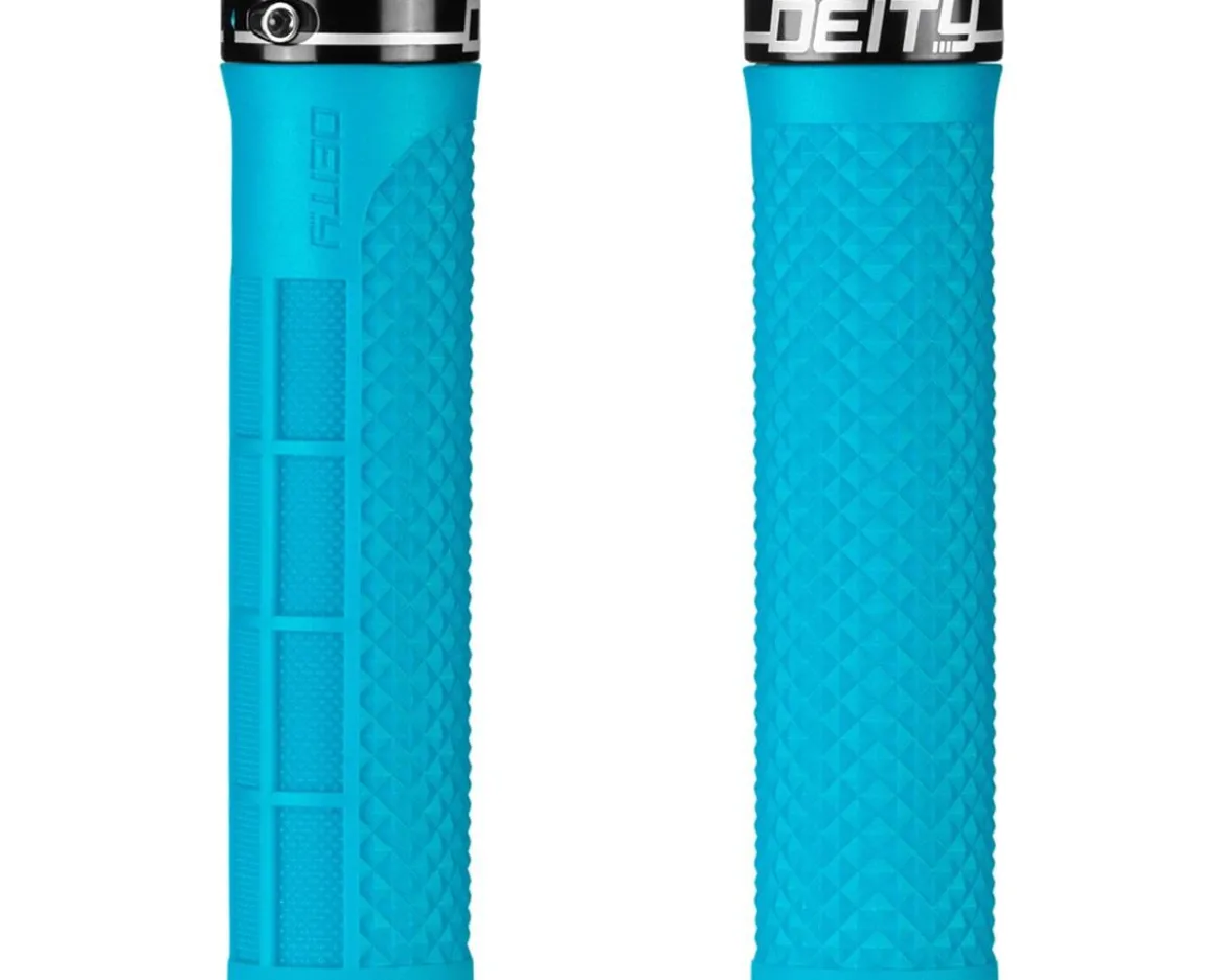 Deity Lockjaw Grips (Turquoise)