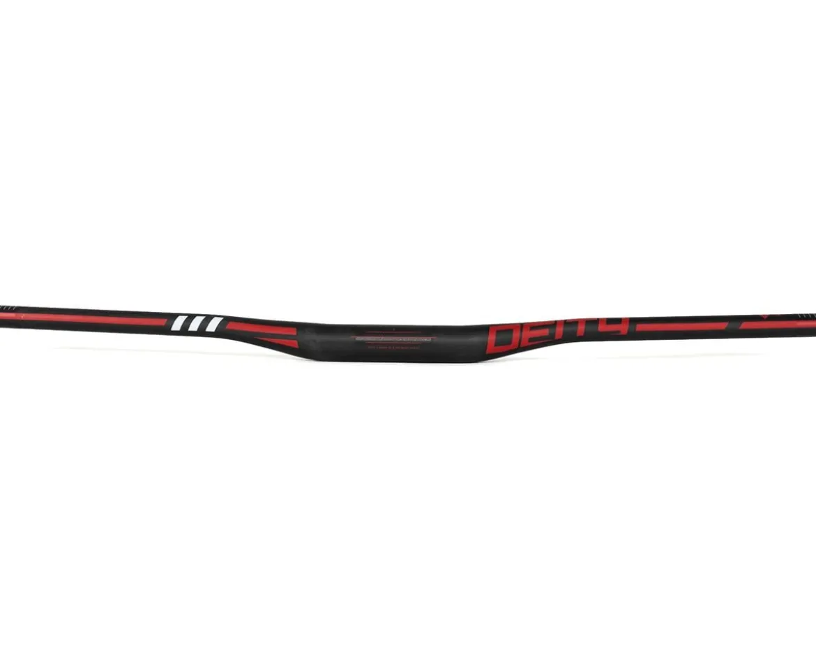 Deity Skywire Carbon Riser Handlebar (Red) (35mm) (15mm Rise) (800mm) (5/9° Sweep)