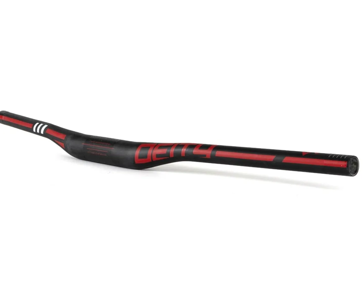 Deity Skywire Carbon Riser Handlebar (Red) (35mm) (15mm Rise) (800mm) (5/9° Sweep)
