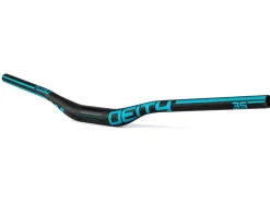 Deity Speedway Carbon Riser Handlebar (Turquoise) (35mm) (30mm Rise) (810mm) (5/9° Sweep)