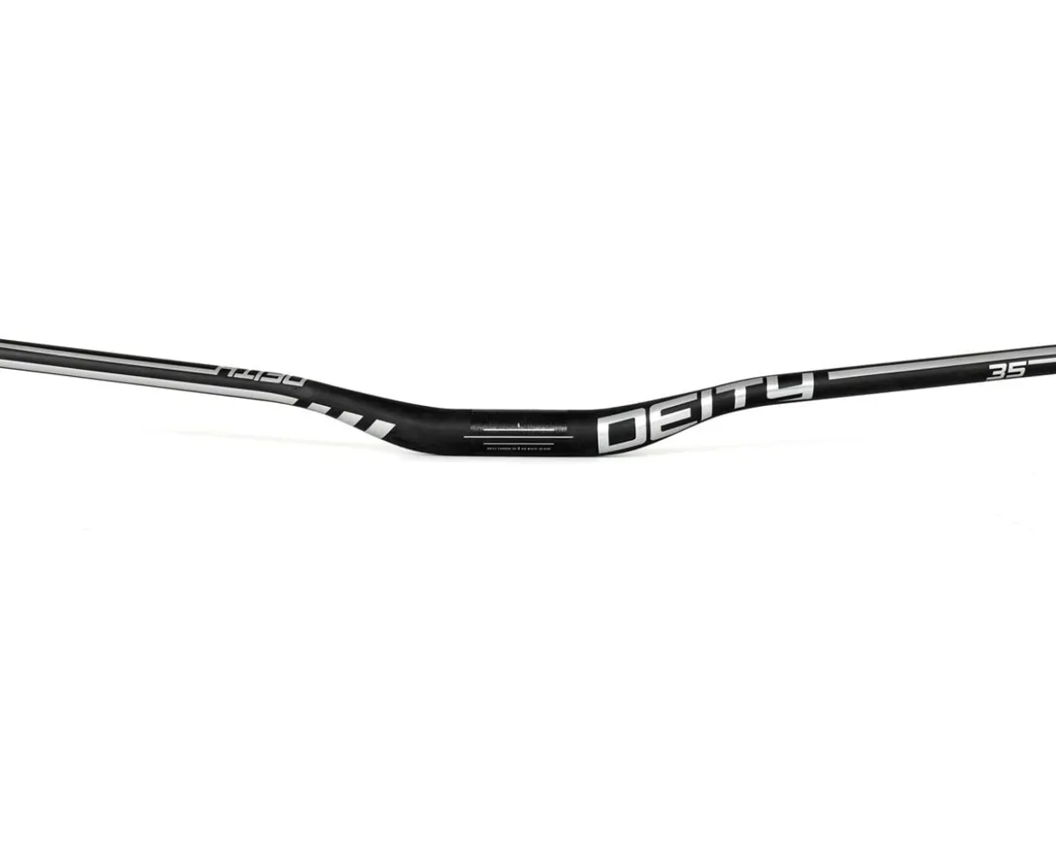 Deity Speedway Carbon Riser Handlebar (Chrome) (35mm) (30mm Rise) (810mm) (5/9° Sweep)