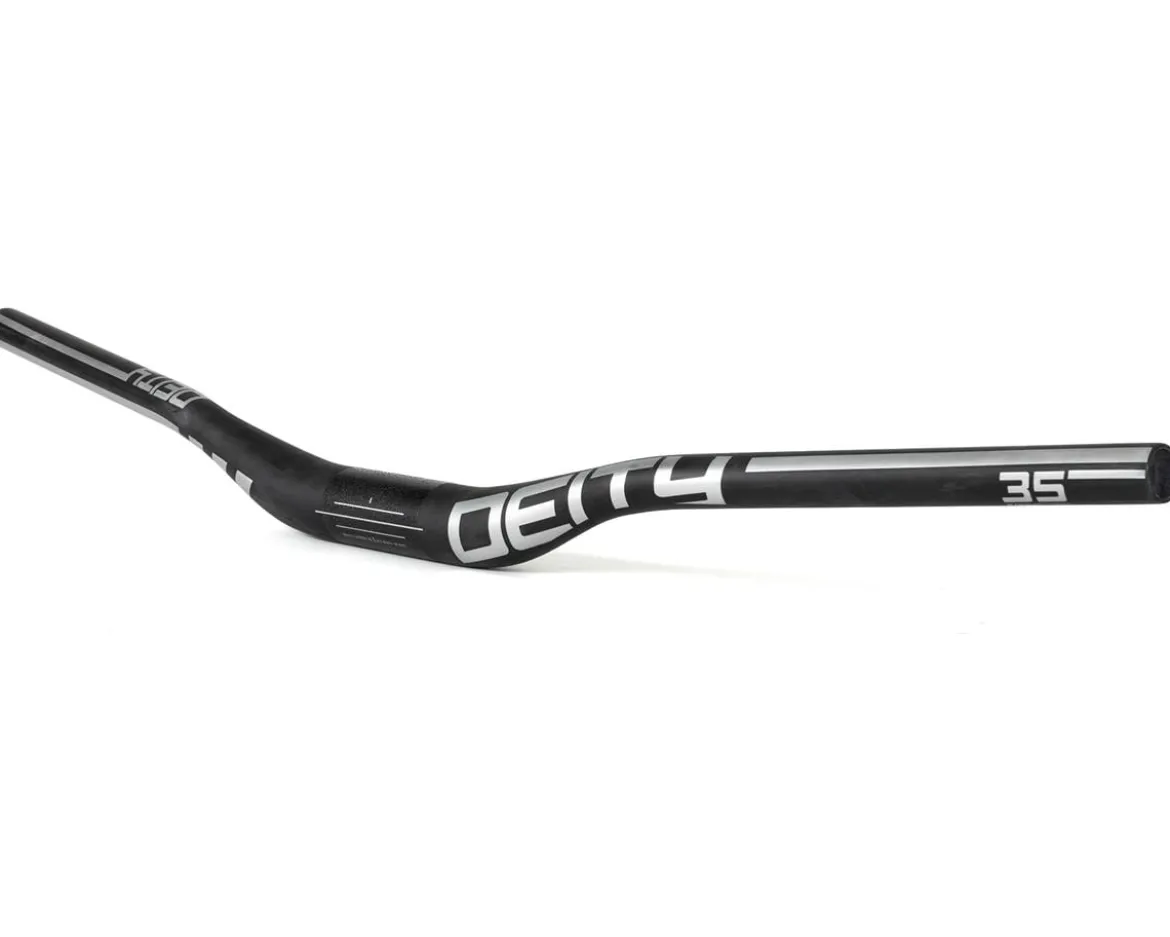 Deity Speedway Carbon Riser Handlebar (Chrome) (35mm) (30mm Rise) (810mm) (5/9° Sweep)