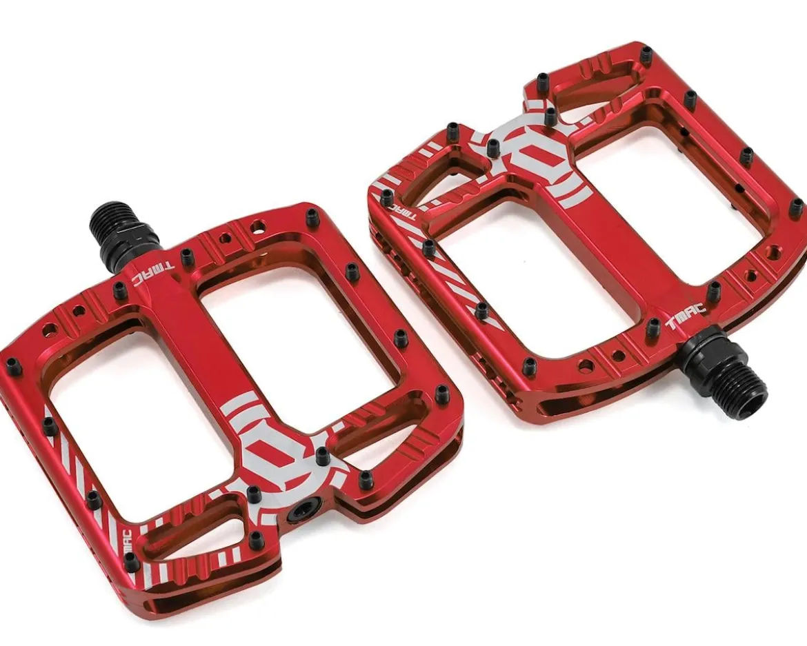 Deity TMAC Pedals (Red Anodized) (9/16")