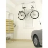 Delta Deluxe Bike Ceiling Hoist Storage Rack (Silver) (1 Bike) (w/ Kayak/Canoe Strapping)