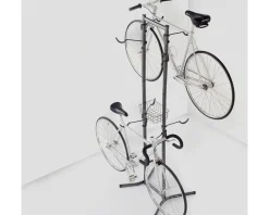 Delta Freestanding Bike Rack (Silver) (4 Bikes)