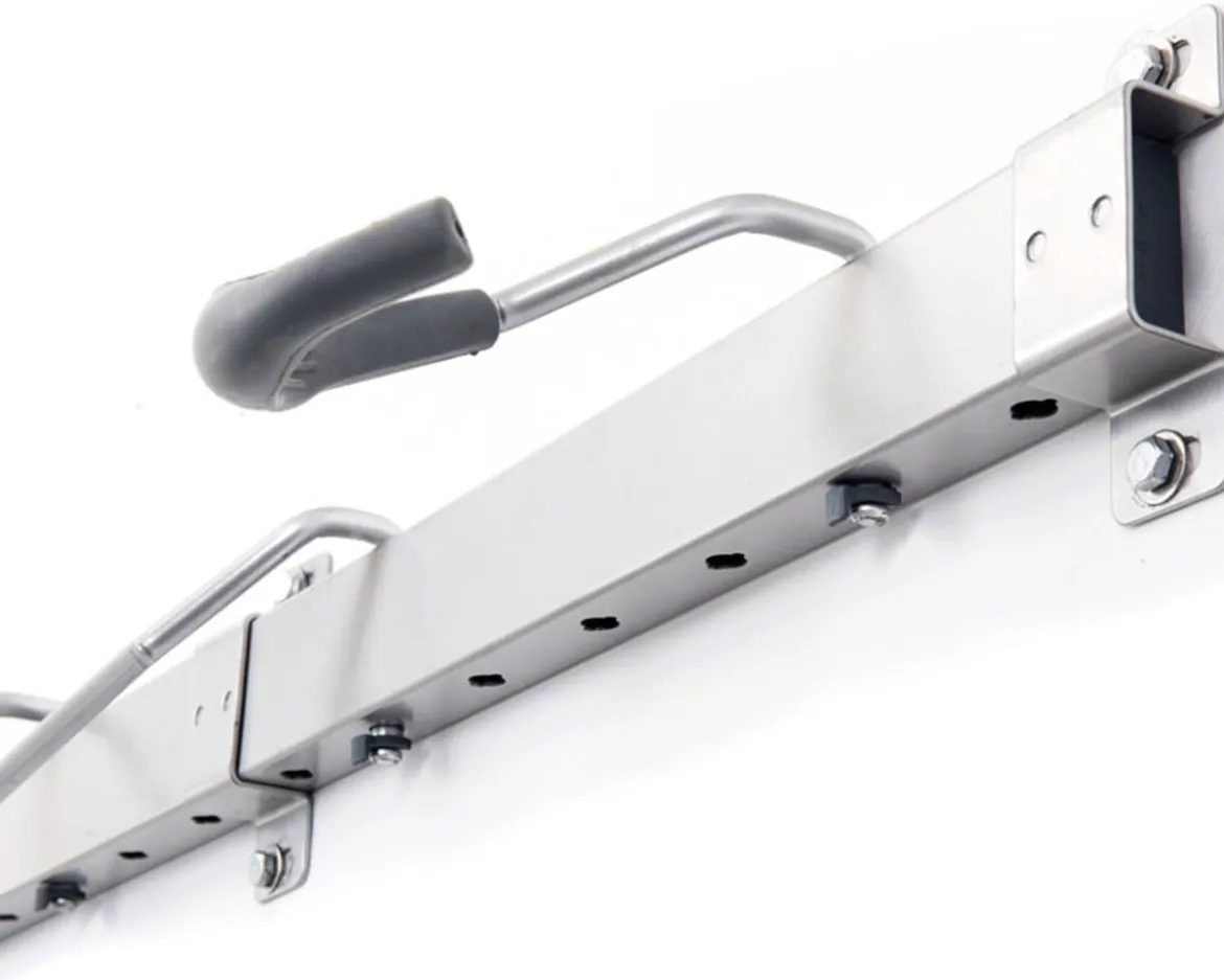 Delta Heavy Duty Rail Bike Rack (Silver) (6 Bikes)