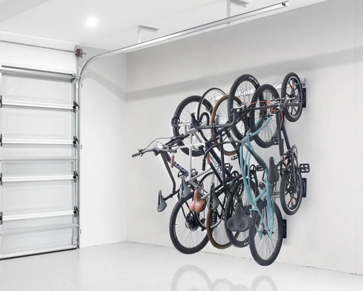 Delta Heavy Duty Rail Bike Rack (Silver) (6 Bikes)