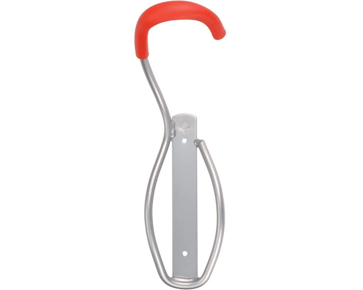 Delta Leonardo Wall Storage Bike Rack (Silver/Red) (No Wheel Tray) (1 Bike)