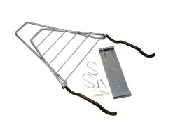 Delta Pablo Folding Bike Rack (Grey/Red) (2 Bikes)