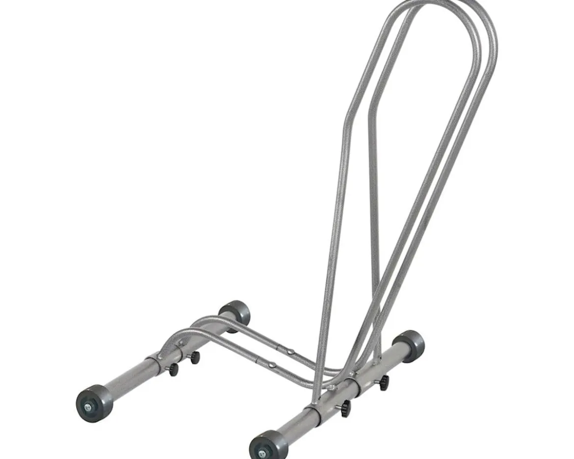 Delta Shop Rack Adjustable Floor Stand w/ Wheels (Holds One Bike)