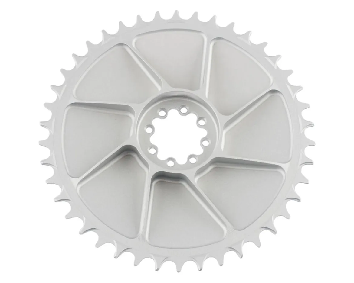 5Dev Aluminum Aero Road Chainring (Raw) (8-Bolt SRAM) (42T)