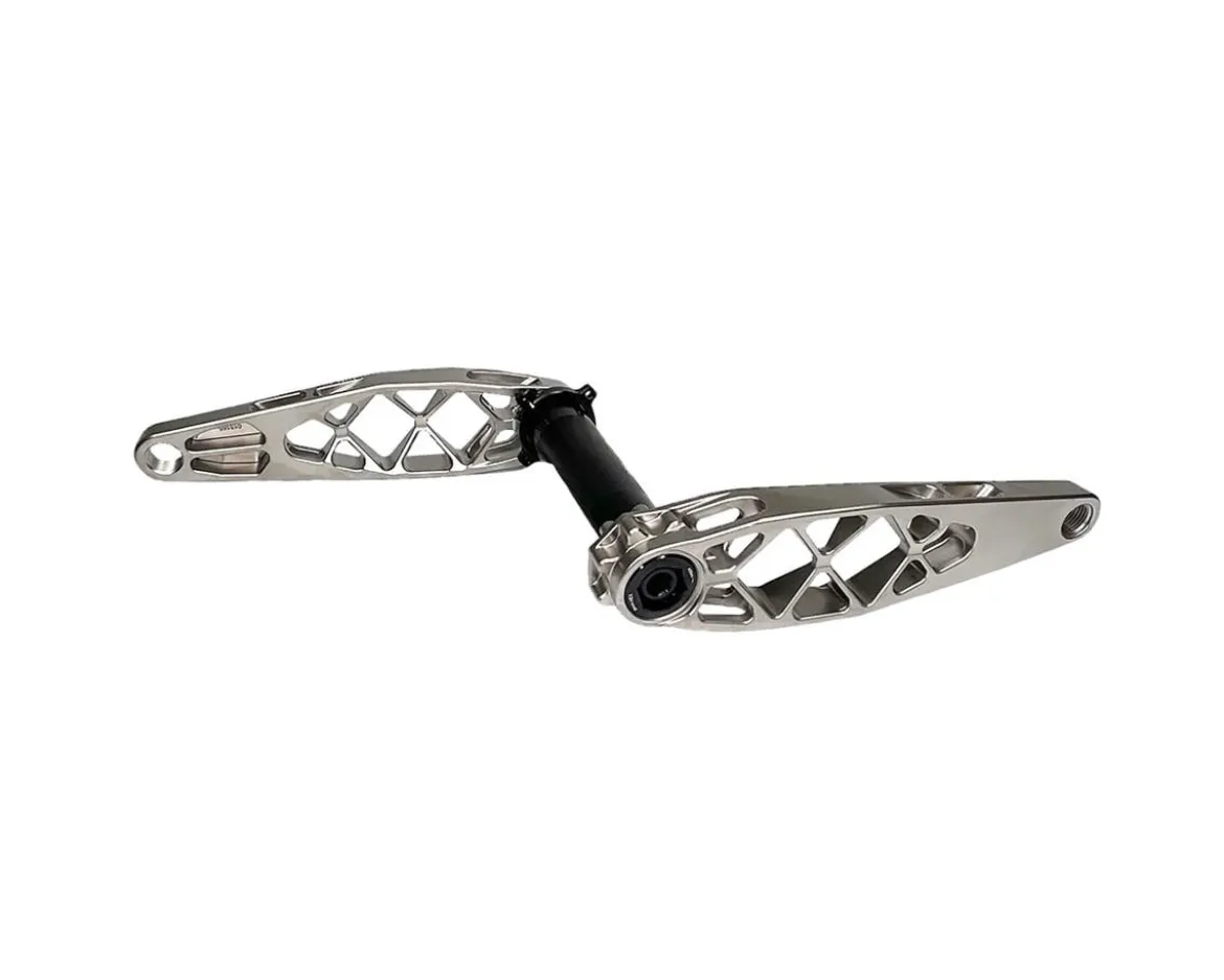 5Dev Titanium Cranks (Raw) (165mm) (30mm)