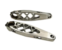 5Dev Titanium Shimano eCranks (Raw/Silver) (EP8) (157.5mm)