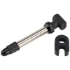 DT Swiss 40mm Tubeless Valve (Silver) (1) (MTB or Road) (Narrow Base)