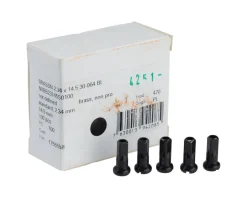 DT Swiss Brass Spoke Nipples (Black) (2.34 x 14.5mm) (Box of 100)
