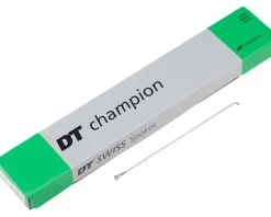 DT Swiss Champion J-bend Spoke (Silver) (2.0mm) (294mm) (Box of 100)