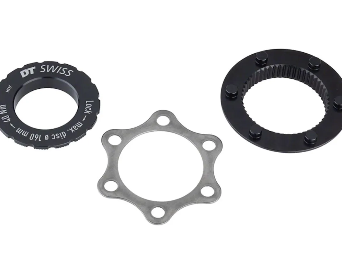DT Swiss Disc Brake Rotor Adapter (Centerlock to 6-Bolt) (9/10mm QR & 12mm TA)